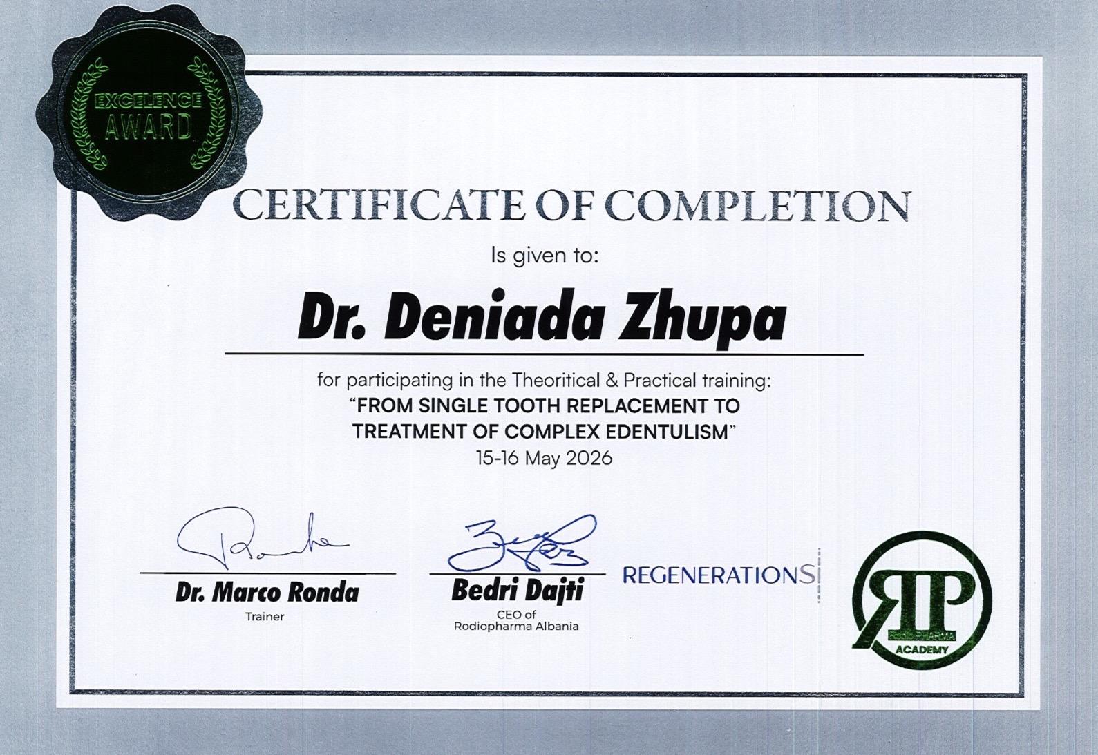 Certificate 06