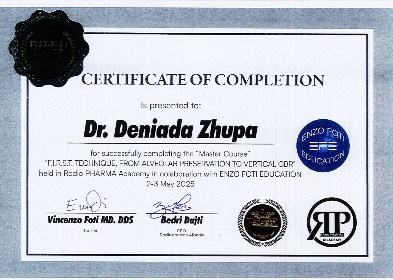 Certificate 10