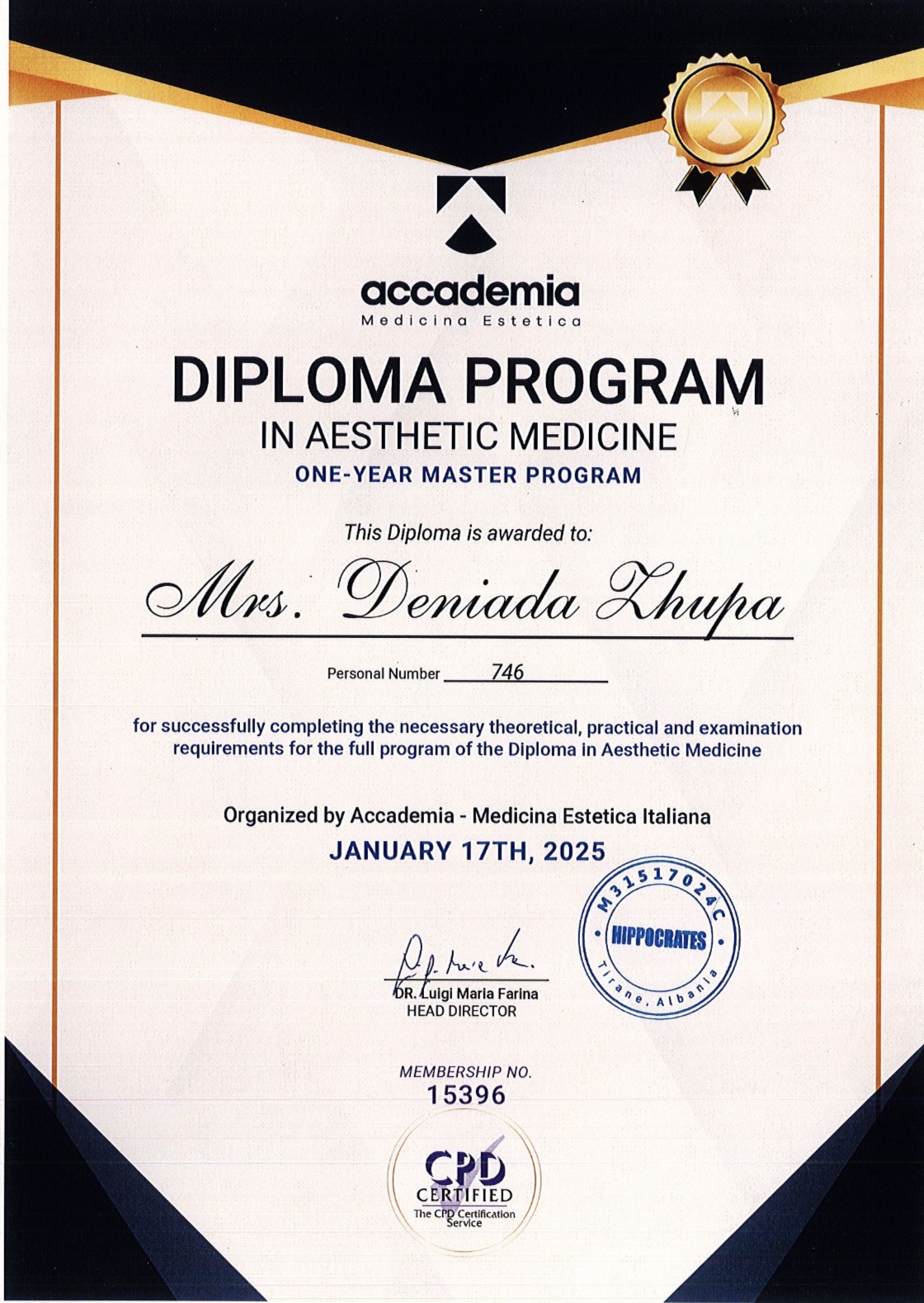 Certificate 19