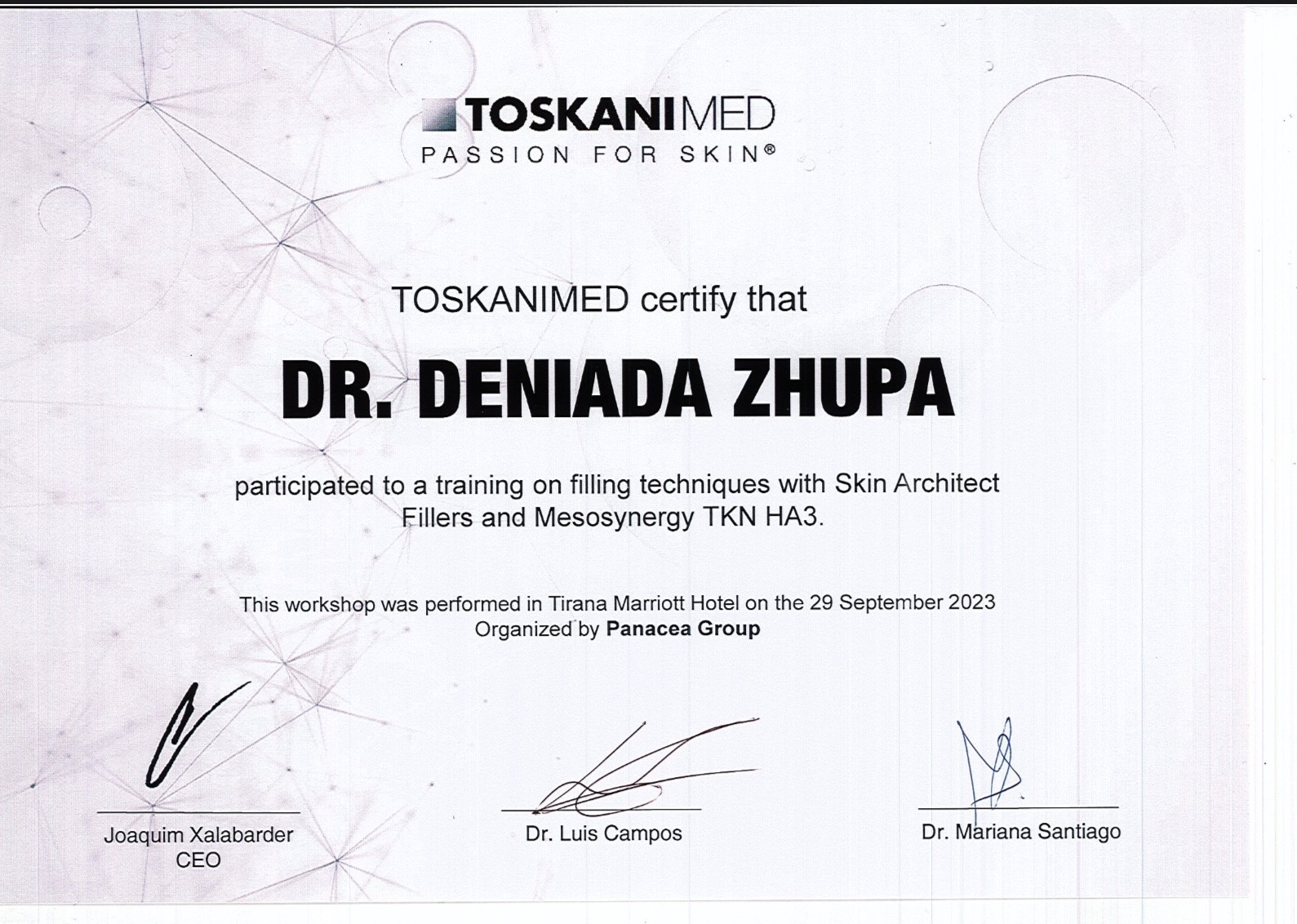 Certificate 20